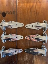 Kason Hardware Corp 6" brass ice box hinges -chrome finish