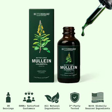 Mullein Leaf & Chlorophyll Drops for Lung Det...