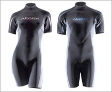 AKONA Men's 3mm Tropical Water Shorty Wetsuit. Scuba, Snorkeling, Paddle