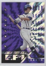 1998 Pinnacle Epix Season Purple Chipper Jones #E15 HOF s1i