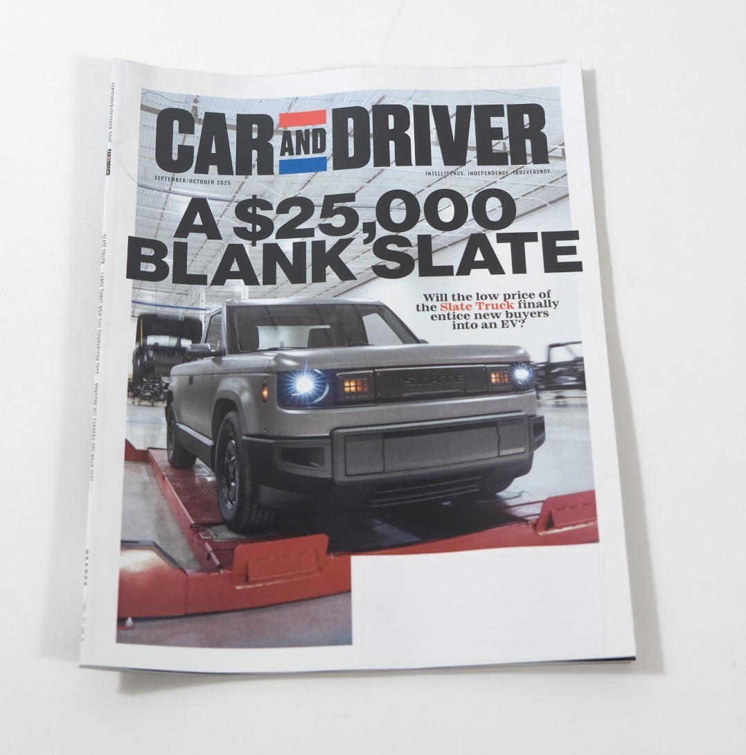 Car And Driver September October 2025 Slate Truck Magazine