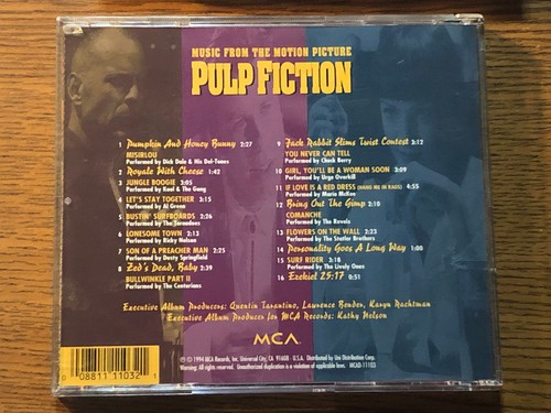 RESERVOIR DOGS & PULP FICTION Tarantino Soundtrack 2 CD Box Set w/Booklet HTF - Picture 4 of 6