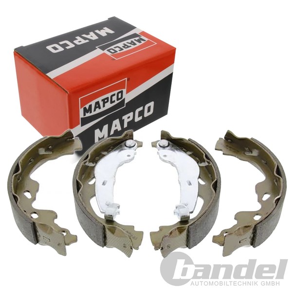Mapco Bremsbacken Satz Hinten Passend FüR CitroËN C1 Opel Agila Peugeot 107 108-image