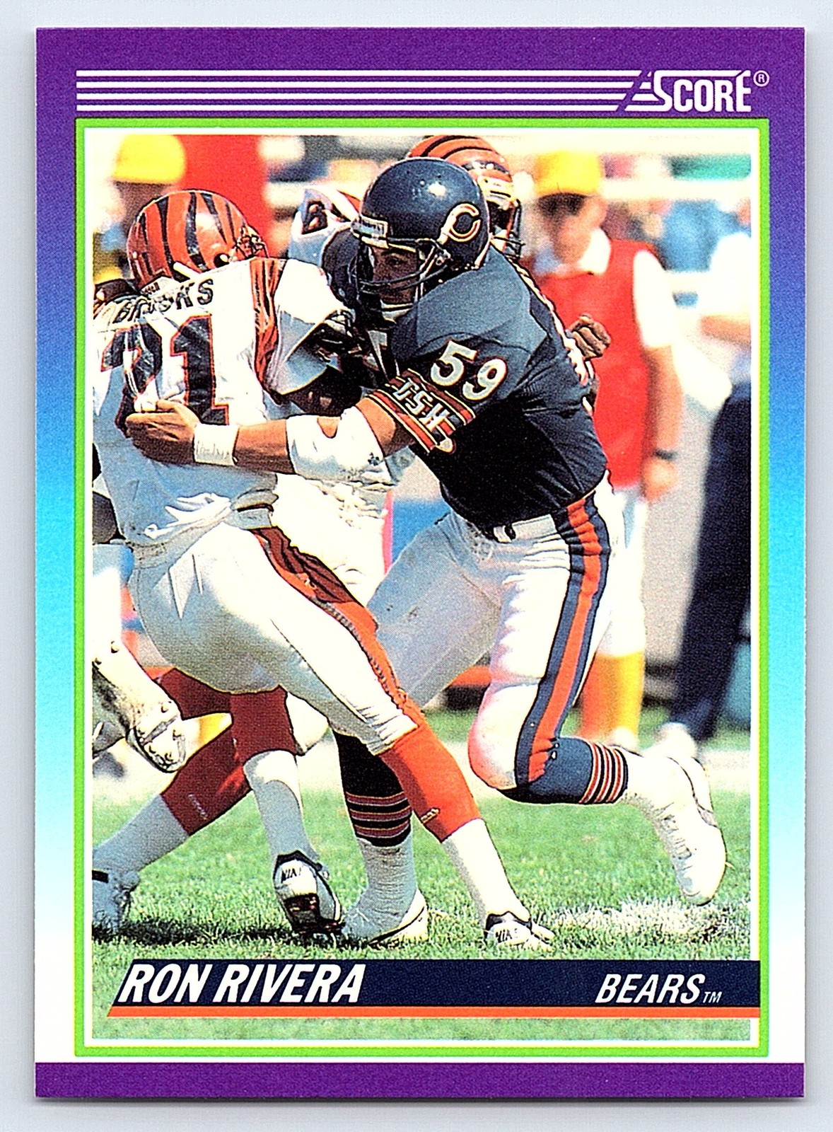 Ron Rivera 1990 Score #469 Chicago Bears