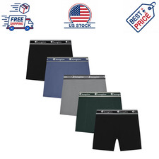 Champion Men's Wear360 Boxer Briefs 5 Pack Moisture Wicking Underwear, S-2XL