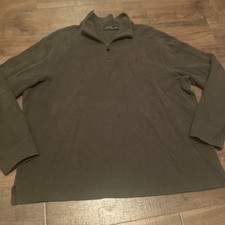 Polo Ralph Lauren Sweater Green Estate Rib Quarter Zip Pullover Men  s Size XXL