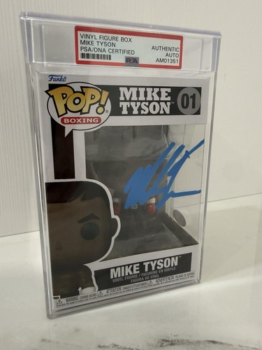 Mike Tyson Signed Funko Pop PSA Authenticated Encapsulated