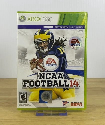 NCAA Football 14 (Xbox 360, 2013) BRAND NEW FACTORY SEALED W/ Protector!