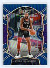 2020-21 Panini Select #5 Andre Drummond Blue Prizms Los Angeles Lakers