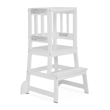 2-In-1 Funtastic Tower and Step Stool, Toddler Step Tower for Learning & Play, S