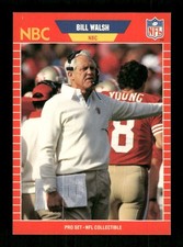 1989 Pro Set Announcers  30 Bill Walsh Nm or better BXCP55