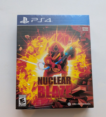 Nuclear Blaze PS4 (PlayStation 4) Brand New with Keychain - Big Box Version