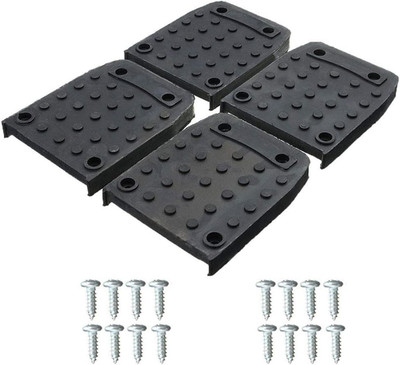 4 PCS Drywall Stilt Replacement Part, Stilt Sole Anti-Slip Pads for Drywall Stil