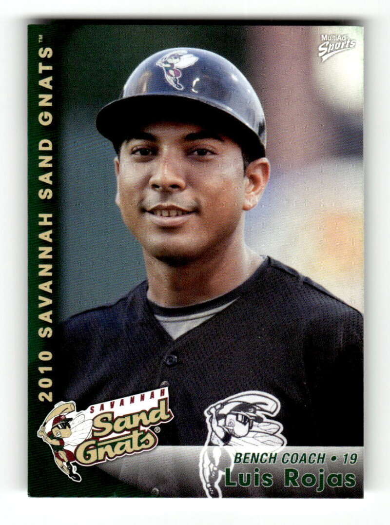 2010 Multi-Ad Savannah Sand Gnats #5 Luis Rojas NM Near Mint BXCP07