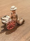 Vintage Lead Artillery Toy Soldier Figures Lot of 5 Cannon Machine Gun Mortar — photo 3