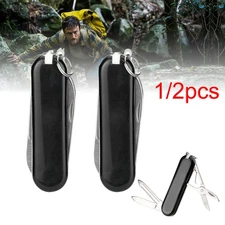 3 in 1 Navaja de Bolsillo Cuchillo Plegable Multi con Hoja de Acero Inoxidable