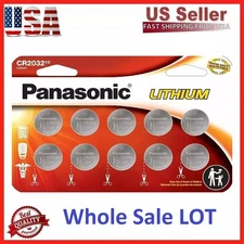20 x PANASONIC LITHIUM BATTERY 3V CR2032 CR 2032 BR2032 DL2032 Button Cell Watch