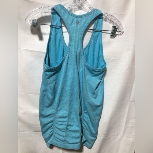 Camiseta sin mangas Athleta Fast Track Racerback azul turquesa talla mediana - Imagen 2 de 7