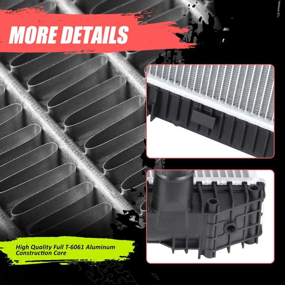 2-Row Aluminum Core Radiator for FL60 FL80 Acterra 5500 6500 7500 8500 95-05 - Изображение 4 из 4