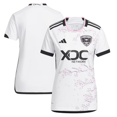 NEW Adidas D.C. United Women's The Cherry Blossom Kit Replica Jersey - White