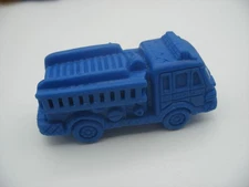Vintage 1991 EDX Education Small Soft Plastic Vehicle (Rubber) FIRE TRUCK