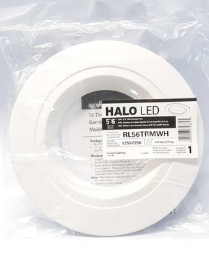 Cooper Lighting RL56TRMWH Halo  Lighting Home LED Smart Lighting 5''/6'' Trim 