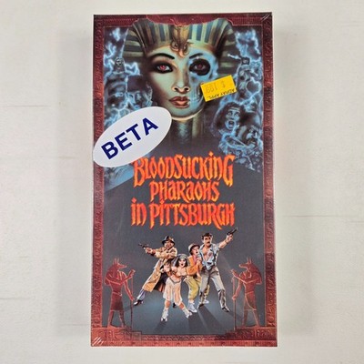Bloodsucking Pharaohs In Pittsburgh Betamax Beta Tape 1990 Paramount New Sealed