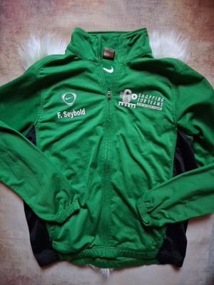 Nike Zipper Weste Herren M grün track jacket Fußball Trainingsjacke Streetstyle 