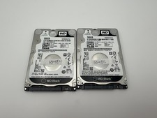 Lot of 2 WD Black WD5000LPLX 500GB 2.5" SATA HDDs - Good