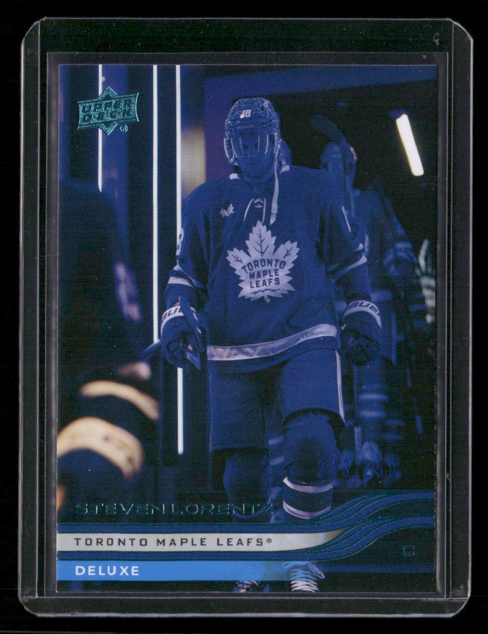 2025-26 Upper Deck #416 Steven Lorentz Deluxe #/250