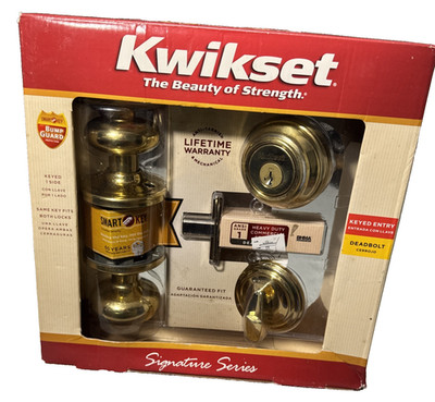 Door Locks Kwikset Cylinder & Defiant Door Locks Deadbolts Lot of 3