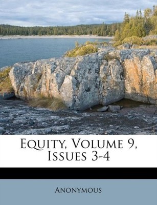 Anonymous - Equity Volume 9 Issues 3-4 - paperback or softback - X555z