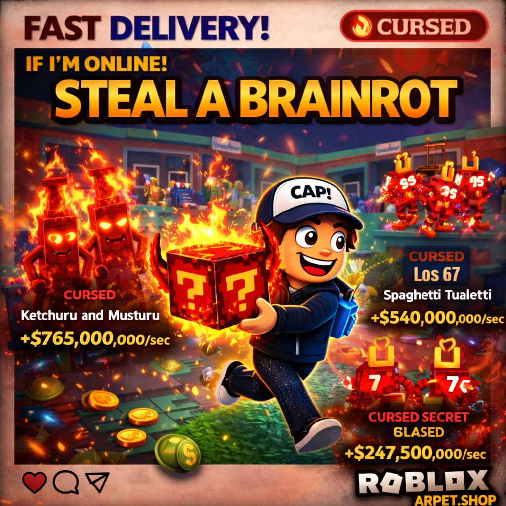 Roblox Steal A Brainrot ⭐ Secret Brainrots ⭐ Fast Delivery