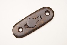 Vintage Cast Iron Trap Door Butt Plate For Enfield