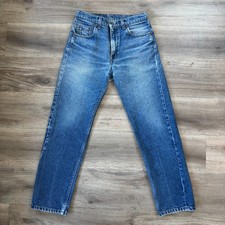 29x29 Vintage Levi  s 505 Jeans 1980s dark wash red tab straight fit
