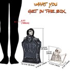 AplusChoice 15" Animated Halloween Tombstone & Half Skeleton Lights Gravestone — photo 9