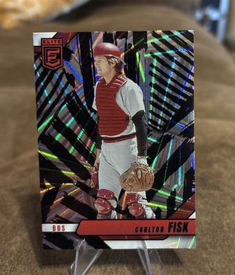 2026 Donruss Elite Carlton Fisk RAZZLE DAZZLE Insert #12 - Red Sox