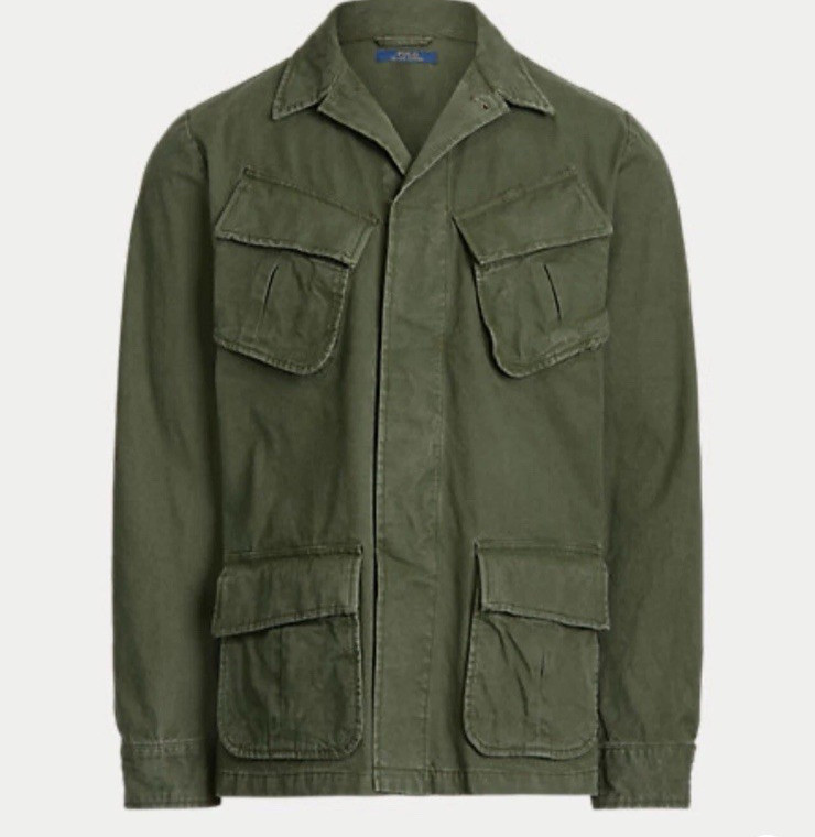 Polo Ralph Lauren Men's Green Ripstop Utility Jacket Size 38 R RRP£695 (45) image 5