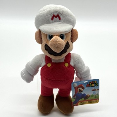 Jakks Pacific - Fire Mario - Offizell Super Mario Plüschfigur - NEU mit Etikett