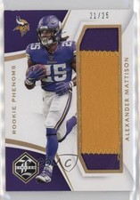 2019 Panini Limited Rookie Phenoms Gold Spotlight 21/25 Alexander Mattison 05fy