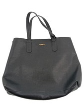 L.CREDI Borsa a Mano Nera Shopper Tote Bag Elegante