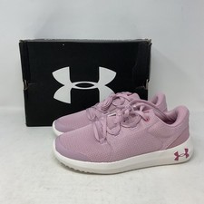 Under Armour Ripple 2.0 Shoes Running Gym Sneakers Pink Girls Size 5.5Y