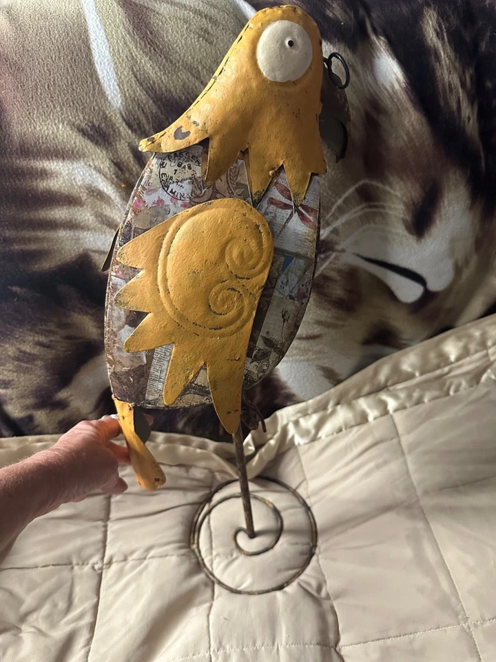 Handmade Metal Barn Owl, Garden Decoration, Yard Decoration - Изображение 2 из 4