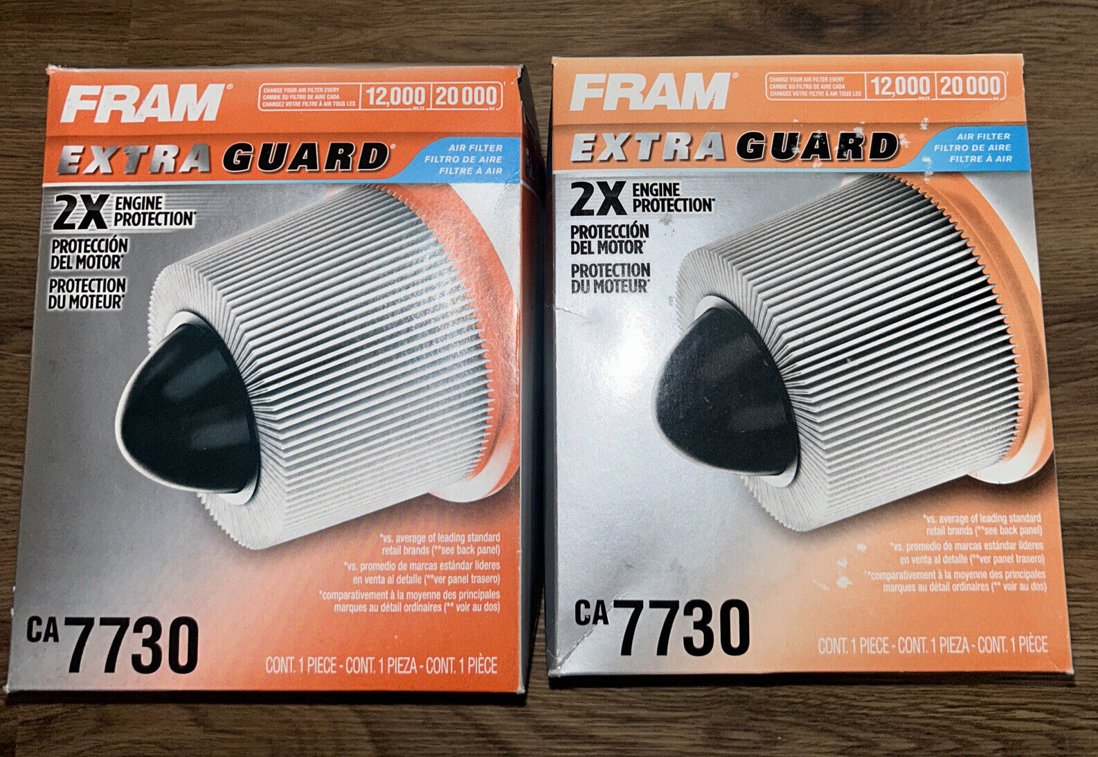 FRAM Extra Guard Air Filter, CA7730 for Select Ford Vehicles New Lot Of 2