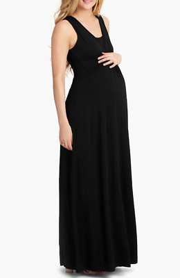 NOM Maternity Hollis Maternity/Nursing Maxi Dress L129319 Size Large