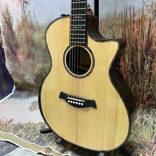 914ce with ES1 Electronics2004-2012-Natural Acoustic Electric Guitar with Pickup