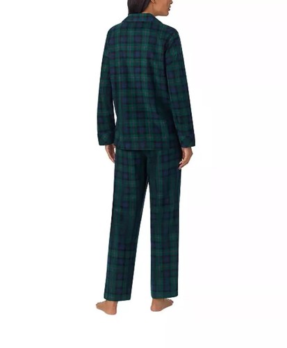 Polo Ralph Lauren Green Plaid Printed Fleece Pajama Set Size-XL NWT - Picture 2 of 9