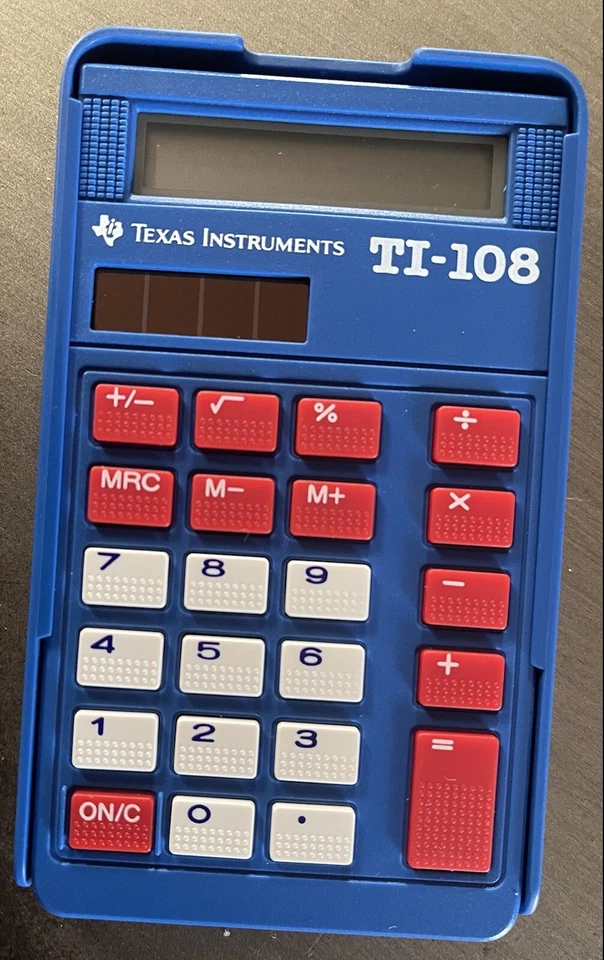 Texas Instruments TI-108 Basic School Calculator - Image 4 of 4
