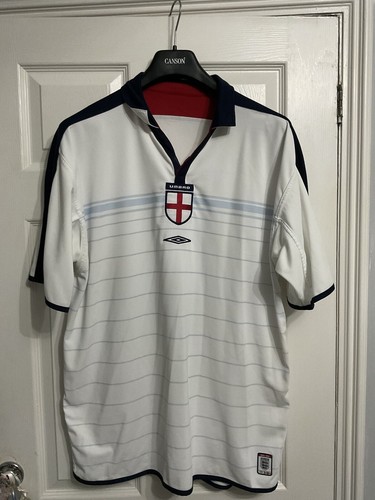 Umbro England Team 2003-2005 Home Reversible Football Shirt Mens Size XXL (2XL) - Picture 1 of 11