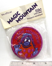 Parche de colección Magic Mountain Bloop Troll Six Flags Los Angeles CA NUEVO EN PAQUETE NOS